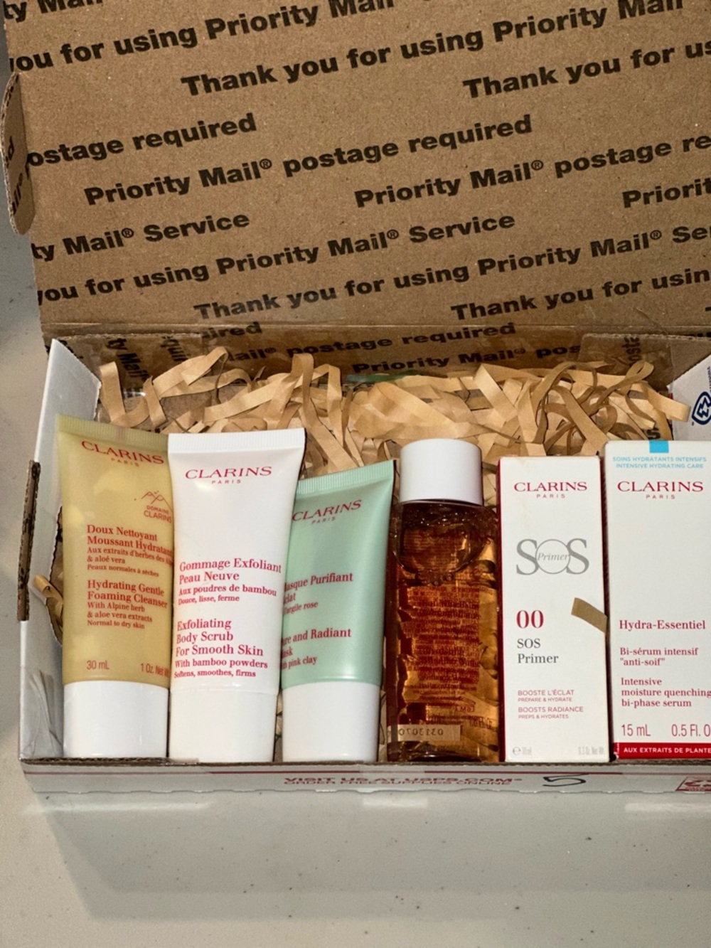 Clarins travel Size Skincare Gift Set -